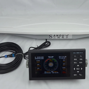 Boussole de pont colorée SYC-80 avec support, antenne satellite double extrémité DCM-DGPS, approuvée CCS, <span class=keywords><strong>marine</strong></span> AC110V-220V DC24V 190mm, pièce de rechange - Product Image 1
