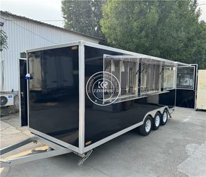 Hot Dog Concession Food Trailers Mobile Pizza Oven Fast Food Trailers With Full <b>Kitchen</b> Equipments for Sale Europe - Product Image 3