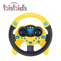 Jouet de simulation de conduite interactif pour enfants, musique légère électronique, volant pour siège auto avec lumière