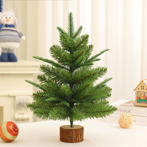 Mini juego de árbol de Navidad de alta calidad de 45-60cm, decoraciones de escena navideña para el hogar pequeño, adornos de papel para uso festivo - Product Image 1