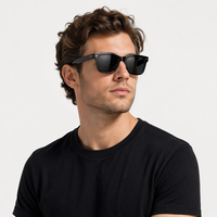 Lunettes anti-lumière bleue à monture transparente, unisexe, verres clairs, lunettes rétro, vente en gros