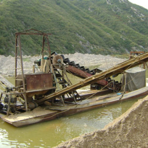 4/5/6 inch khai thác vàng NẠO VÉT thuyền khai thác vàng trên sông Phân di động - Product Image 1