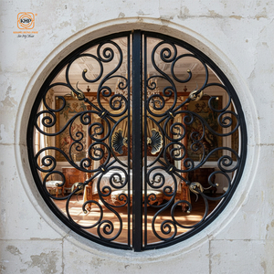 Ventanas de Hierro Forjado KHP Francesas, Anti-Robo, Seguridad, Hechas a Mano, Detalle Exquisito, Impermeables, Insonorizadas para Grandes Apartamentos - Product Image 5