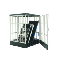 Smartphone en plastique de style européen cellule de prison pas à vendre Gadget de bureau Cage de téléphone Serrure de table Coffre-fort Home Office Nouveauté Gag Toy