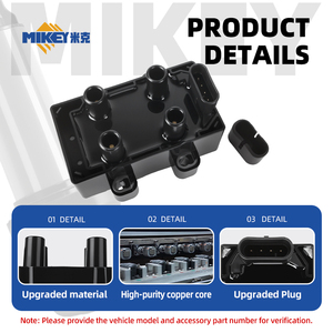 Bobine d'allumage moteur MIKEYA 7700274008 pour Renault <span class=keywords><strong>Twingo</strong></span> I importé <span class=keywords><strong>1</strong></span>.2L, pièces automobiles haute performance pour C3G 700 702 D7F - Product Image 3
