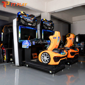 Máquina de Juego de Carreras Arcade con Pantalla, Simulador de Conducción Operado con Monedas para Negocios de Zonas de Juego - Product Image 4