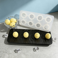 3D Citroenvormige Melkwitte Siliconen Cakevorm - Herbruikbaar, Ecologisch, Makkelijk te ontvormen, Aanpasbaar Logo voor Cake en IJs