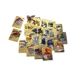 Anime Products 55 Pcs a Box Jeu de cartes à jouer en or Cartes Pokmon de luxe Booster Box Trading Game Pokemoned Poke Mon Cards - Product Image 5