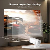 Projecteurs Salange High Version P30 MAX avec télécommande pour enfants Projecteurs de console de jeu pour enfants Proyectores vidéo portables
