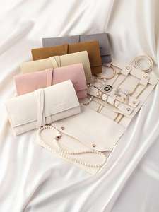 Manufacturer Well Made Ollapsible <b>Jewelry</b> <b>Roll</b> Customized Logo Simple <b>Jewelry</b> Volume for <b>Travel</b> - Product Image 2