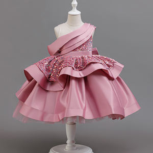 Young <strong>Girls</strong>' Noble And Magnificent <strong>Dress</strong>, Big Bow, Shiny Party <strong>Girls</strong>' Princess <strong>Dress</strong>, Graduation Ball Elegant Dignified <strong>Dress</strong> - Product Image 4
