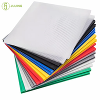 Plaque alvéolaire en polypropylène (PP) sur mesure 1,25m-1,5m 3mm 500gsm, panneau ondulé imperméable pour emballage de séparateurs électroniques