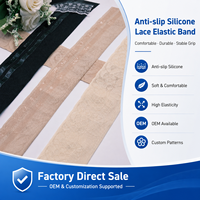 Bande élastique antidérapante en silicone nid d'abeille, douce, confortable, haute élasticité, OEM