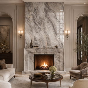New Venetian Venice Marble Look Sintered <b>Stone</b> Slab Polished Marble Look Porcelain Tile 1600 x 3200 x 12 mm for Wall - Product Image 6