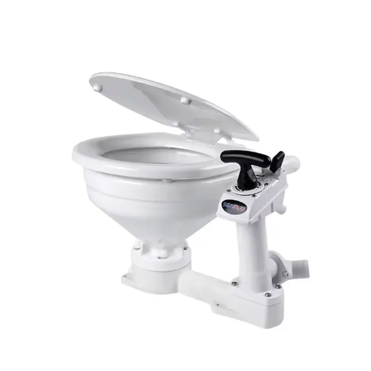OEM Manually Operated Marine Toilet with comfort seat for marine