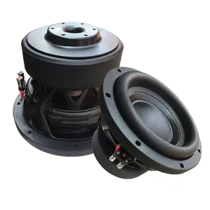 低音管低音炮双 1 / 2 欧姆双磁体汽车音响低音炮 1300W RMS 3英寸音圈定制低音炮