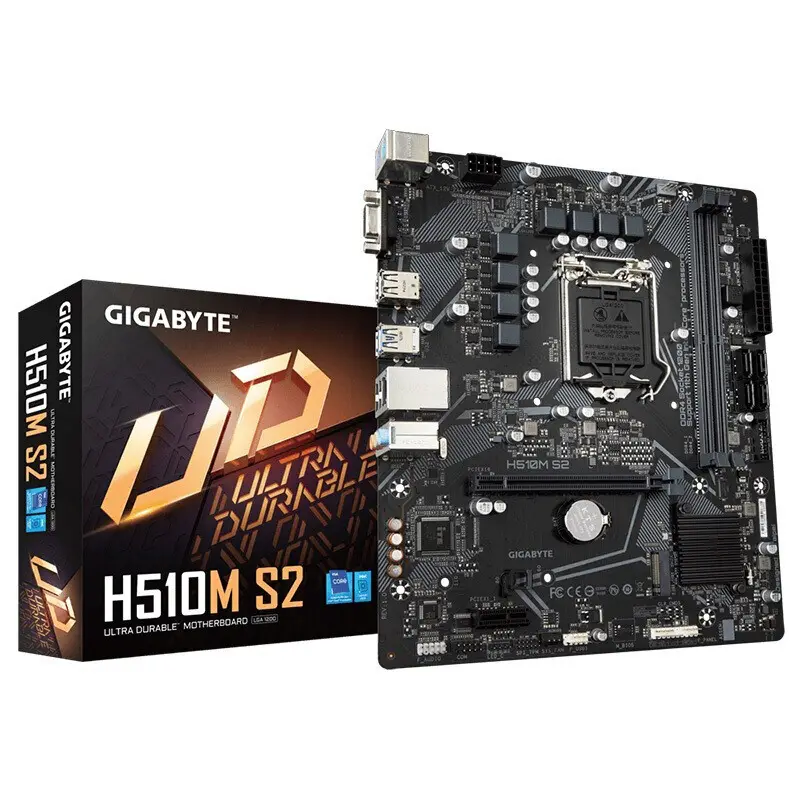 GIGABYTE H510M S2 DDR4 Gaming Motherboard Supports Intel 10th 11th Gen Core Processors with B510M Chipset 64G LGA 1200 Socket