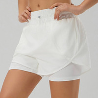 Shorts de sport anti-frottement pour femmes, nouvelle collection, séchage rapide, avec cordon de serrage, coupe ample, pour marathon, gym, yoga
