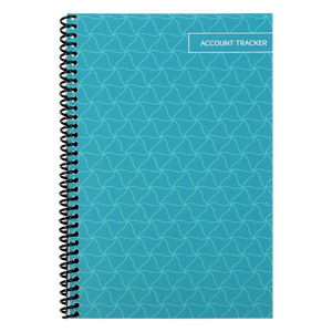 Carnet de suivi des comptes supérieur T-Teal, format standard, pour la gestion des documents financiers - Product Image 1