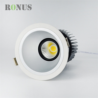 Spot LED d'intérieur à encastrer 24W COB vers le bas Big Watts Anti Glare 30W Hotel