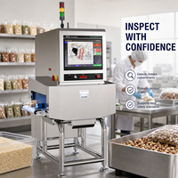 Máquina de Rayos X para Alimentos con Componentes Centrales PLC para Detectar Metales, Vidrio, Piedras y Contaminantes Extranjeros, 1 Año de Garantía