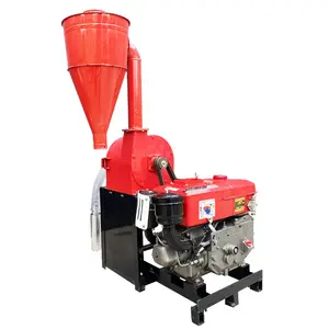 Self-absorbing Pulverizer Corn Grain Milling Machine Automatic Suction Coarse And Fine Adjustable Tooth Claw Blowing Mill