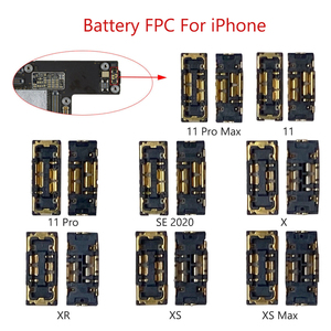 Connecteur FPC de batterie de téléphone portable pour <span class=keywords><strong>iPhone</strong></span> 11 <span class=keywords><strong>12</strong></span> 13 14 15 16 Pro Max Se 2020 X XR XS Max Batterie intérieure FPC sur <span class=keywords><strong>carte</strong></span> mère - Product Image 5