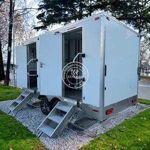 Nuevo Remolque de Baño de Lujo 2025, 2 Estaciones, Ducha, Lavandería, Baño Móvil, Remolque de Baño Portátil - Product Image 5