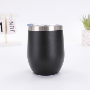 Tazza Personalizzata a Forma di Guscio d'Uovo da 12oz, Tazza Termica Portatile in Acciaio Inox 304 <span class=keywords><strong>per</strong></span> <span class=keywords><strong>Auto</strong></span>, Bicchiere da Vino a Forma di U <span class=keywords><strong>per</strong></span> Casa - Product Image 2