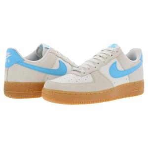 Zapatillas Nike Air Force 1 '07 LV8 de cuero unisex Phantom Baltic Blue Gum Yellow - Product Image 2