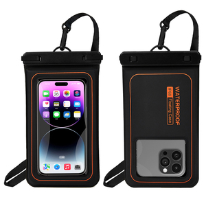 Étui en PVC pour téléphone étanche <span class=keywords><strong>avec</strong></span> logo personnalisé et panneau d'affichage transparent <span class=keywords><strong>avec</strong></span> <span class=keywords><strong>cordon</strong></span> de cou pour la natation, la plongée et la course à pied - Product Image 2