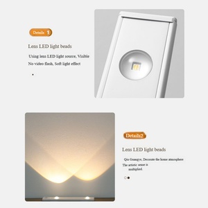 Lampe de placard sans fil rechargeable à détecteur de mouvement 3 couleurs avec éclairage sous-armoire et lampe de placard lumineuse - Product Image 3