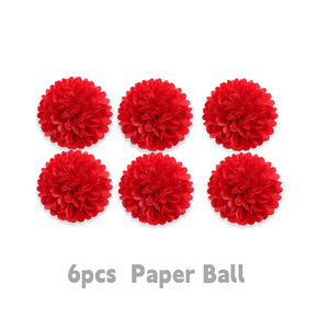 Kit de décoration de fête sur le thème de la Saint-Valentin DAMAI, bannières en forme de cœur, drapeaux, ballons, bouquets de fleurs en papier, décoration de table, aménagement de la scène - Product Image 6