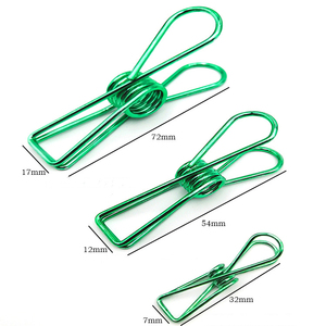 3pcs Clips de sac en métal Quick Seal Food and Herbs Clamp avec crochet pour une <span class=keywords><strong>fermeture</strong></span> sécurisée - Product Image 5