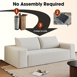 Hot Selling Compressed Modular Sofa with Classical Design Fabric Material Extendable Feature for Home or Hotel Use - Product Image 4