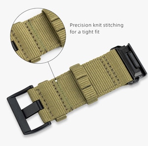 Bracelet de montre intelligente 22 mm 26 mm pour hommes et femmes, en nylon et toile, à libération rapide, pour Garmin <span class=keywords><strong>Fenix</strong></span> 8 7 7X - Product Image 3