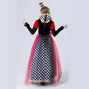Costume di Halloween bambini <span class=keywords><strong>principessa</strong></span> Alice <span class=keywords><strong>regina</strong></span> rossa Costume <span class=keywords><strong>regina</strong></span> dei cuori Cosplay - Product Image 6