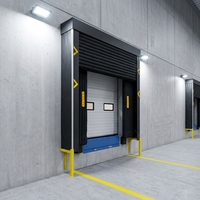 Joint d'étanchéité industriel en alliage d'aluminium pour porte de chargement de entrepôt, ouverture latérale électrique, résistant aux intempéries et anti-collision