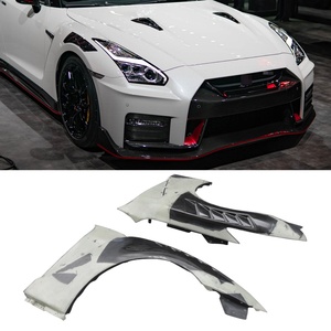 Pour Nissan R35 2017+ : Élargisseurs d'ailes latéraux en fibre de carbone et FRP, panneaux de séparation, garnitures de spoiler – Pièces de remplacement pour tuning automobile - Product Image 1