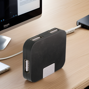 Best Selling Custom <strong>Square</strong> <strong>Shape</strong> Foldable 4-Port <strong>USB</strong> <strong>HUB</strong> 2.0 for Data Transfer with Promotional Stock Status USB2.0 <strong>HUB</strong> - Product Image 6