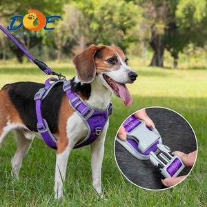 Arnés para Perro Ajustable y <span class=keywords><strong>Reflectante</strong></span> para Seguridad Nocturna, Anti-Tirones, Personalizado, con Asa - Product Image 1