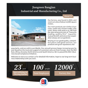 鉄製金属布手動屋外衣類乾燥ラックの製造 - Product Image 6