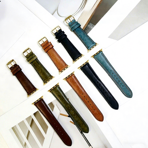 Correa de Cuero Genuino de Primera Calidad con Logotipo Personalizado Upro para Reloj Apple Serie 10 9 8 7 6 SE Ultra 2, Piel de Vaca, 45 mm - Product Image 6