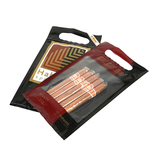 Custom sigari Humidor sacchetti di imballaggio Desktop umidificatore sacchetto di stoccaggio per sigari