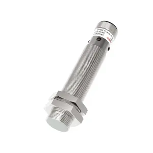 Lanbao interruptor de metal m12, sensor de longa distância indutivo de proximidade ce dc 4mm 8mm de distância com conector de 4 pinos