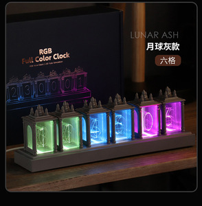 Led Digital Nixie Clock Elektronische Retro Tisch uhr RGB Dekoration Uhr Kreative Antike Stil Vintage - Product Image 3