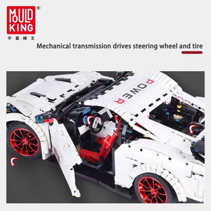 Mould King 13172 3358PCS Serie de Coches, Coche Deportivo Blanco '<span class=keywords><strong>God</strong></span> <span class=keywords><strong>of</strong></span> <span class=keywords><strong>War</strong></span>', Modelo de Bloques de Construcción, Juguete Educativo Técnico, Regalo Festivo - Product Image 3