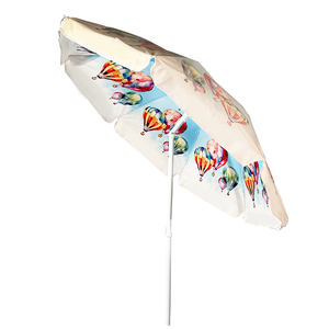 Высокое качество 1,8 м индивидуальный открытый пляжный зонт современный дизайн с водонепроницаемым железным полюсом полиэфирный материал для наружного использования - Product Image 2