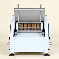 Machine à trancher le pain de boulangerie, trancheuse à pain électrique automatique commerciale pour la préparation de pain grillé et de sandwichs