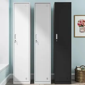 Cheaper Home Design 1 Door Bedroom Furniture Steel Children Wardrobe Home Baby Cabinet Kids Locker